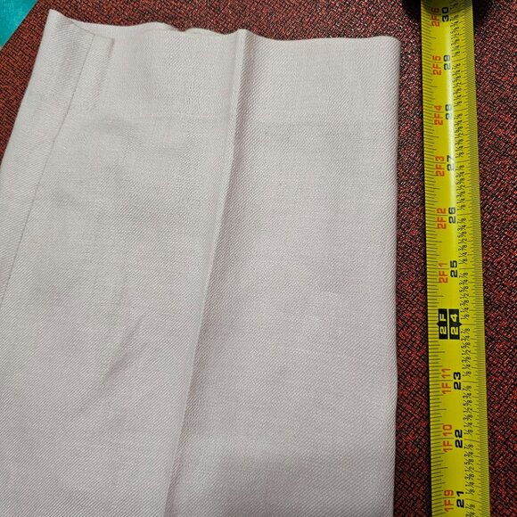 Lauren Ralph Lauren Pink‎ Linen Trousers 16W Relaxed Pleated Lined Pastel Spring - Picture 8 of 8